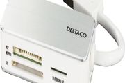 USB-A memory card reader for SDHC, microSD and MemoryStick