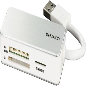 USB-A memory card reader for SDHC, microSD and MemoryStick
