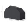Outdoor Motorcycle Shelter Tent with Oxford Fabric Cover, 2 Windows Image 2