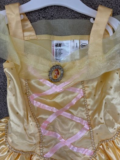 Disney princess dress Bell 5/6 years old 110/116cm