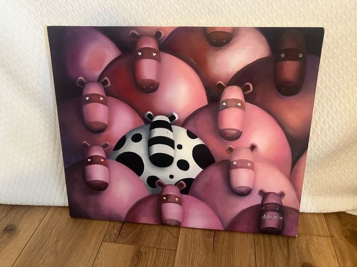 Purple Animal Canvas