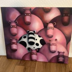 Purple Animal Canvas