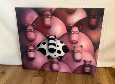 Purple Animal Canvas