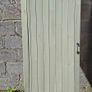 Solid Wooden Garden Shed Door Sage Green Image 5