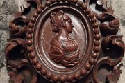 Vintage Wax Cameo wall picture/ Tarvin Wax Studio