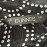 Black & White Long-Sleeved Chiffon Blouse from Dunne Stores Image 2