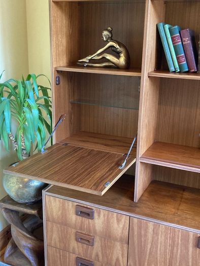 Mid century modern wall unit / storage display unit