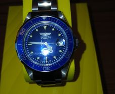 New Invicta gents watch on steel braclet.
