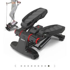 Pro iron Hydraulic stepper with resistance bands