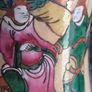 Large Antique Chinese Famille Rose Vase 44cm Hand Painted Oriental Floor Vase Image 8