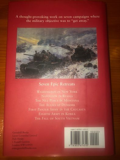 History Book: 'Epic Retreats. From 1776 to the Evacuation of Saigon'