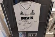 Tottenham 1984 UEFA signed jersey with programme