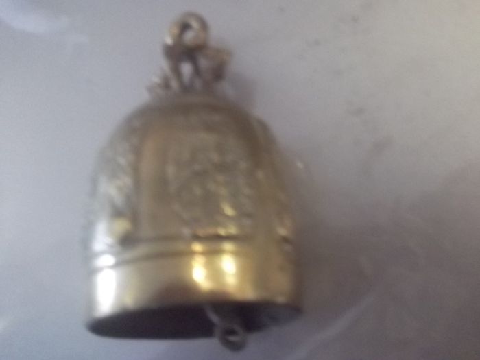 a antique bronze bell