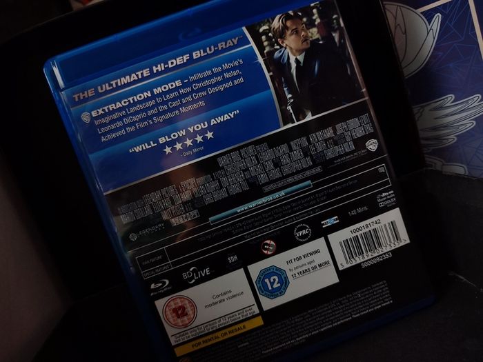 Inception ! Blu-ray ! by Christopher Nolan ! 2010 ! Sci-Fi ! Leonardo DiCaprio !
