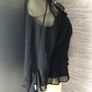 Black Chiffon Top Image 2