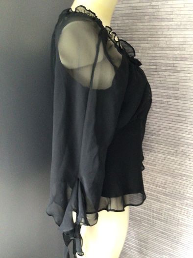 Black Chiffon Top