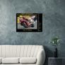 Joey Dunlop King Of The Mountain Large Canvas Print 50x70cm / 20x28" Image 2