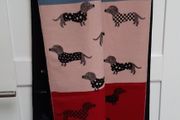 Dachshund print scarf BNWT