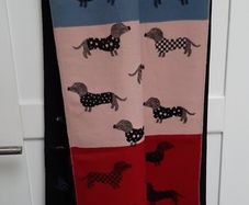 Dachshund print scarf BNWT