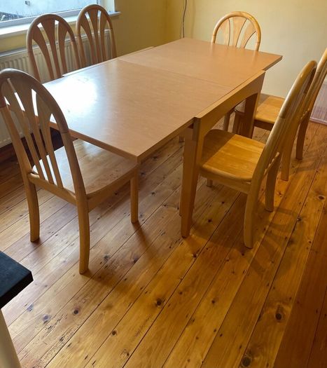 Extendable Kitchen Table 6 Chairs For Sale in Dublin 2, Dublin from donedealuser (#4a7e3b)