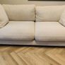 Brand New Comfortable 3 Seater Fabric Sofa Cream Beige Unused Condition Image 4
