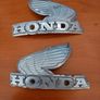 Old and Rare Honda motorcycle emblems Badges Rare  mid 70s mid 80s Image 4