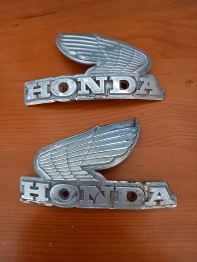 Old and Rare Honda motorcycle emblems Badges Rare  mid 70s mid 80s