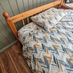 double bed and mattress