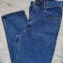 Authentic Original Basic Denim Jeans Blue Stonewashed Waist 36 Leg 33 100% Cotton Image 6