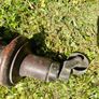Antique mahogany piano legs with bronze casters Image 10