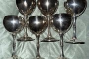 Retro Silver Goblets with Beautiful Chime