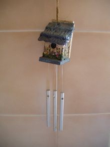 Indoor chimes,decoration,ornament,gift, bird house.