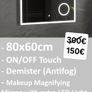 LED Bathroom Mirror Antifog Makeup Bright Light Image 2
