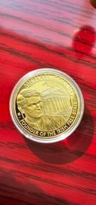 Gold Plated Michael Collins Coin