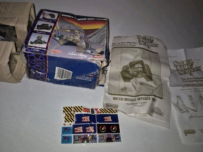 1988 S.a.s. Secret Army Supplies Missile Defence Unit Watch Rare Box Damage