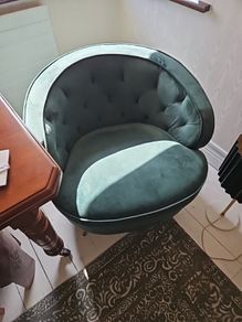 lovely green tub chair