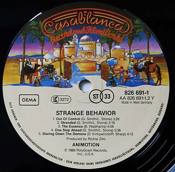 Animotion  Strange Behavior