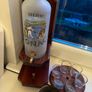 Very Rare Vintage Conac Glass & Timber Decanter Set Image 6