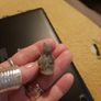 small skull with cat labradorite stone Image 2