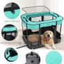 Foldable Pet Playpen,Cat Dog Playpen,Portable Dog Cage soft Portable Exercise Kennel Tent,Puppy Pen Indoors/Outdoors Pet Tent Fence(S(70 55 45cm)) Image 5