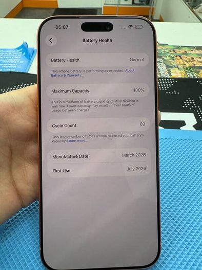iPhone 17 Pro Max 256GB | A+ Grade | 100% Battery | Apple Warranty | Orange / Blue