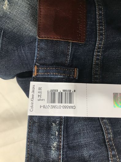 jeans Calvin Klein size 38 long