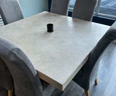 Marble kitchen table