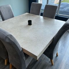 Marble kitchen table