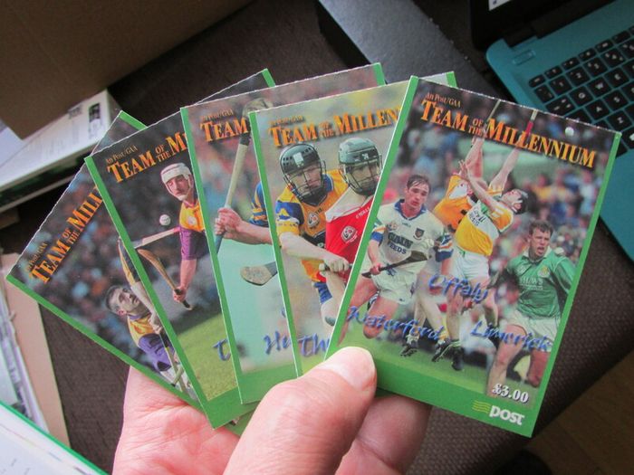 Irish Hurling Team of The Millennium 2000.Five Booklets.Mint Never Hinged.50 Stamps.