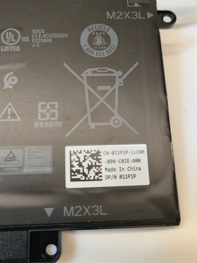 Nf2mw Battery For Dell Latitude 7400 9410 2-in-1 0g8f6m 85xm8 Chwv6 G8f6m (dp/n: 011p1p) 52wh/ Original, Used