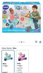Vtech Baby 2-in-1 Ride & balance scooter