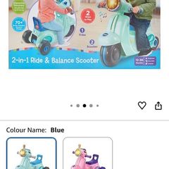 Vtech Baby 2-in-1 Ride & balance scooter