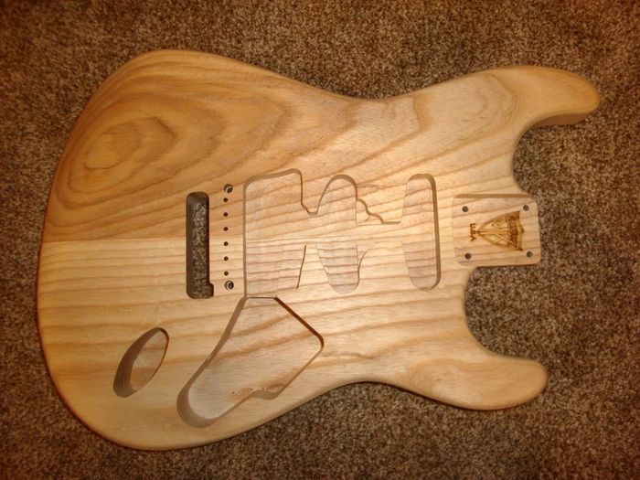 Musicraft Ash Strat body