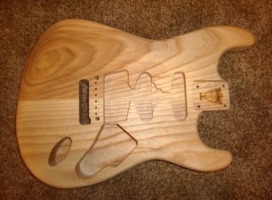 Musicraft Ash Strat body